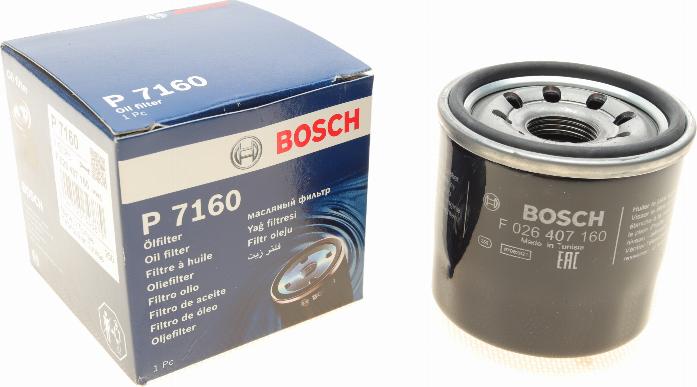 BOSCH F 026 407 160 - Filtr oleju www.parts5.com