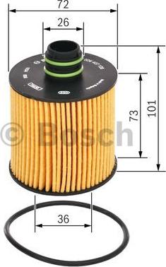 BOSCH F 026 407 108 - Filter za ulje www.parts5.com