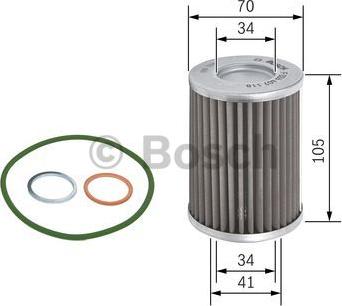 BOSCH F 026 407 118 - Hidraulikus szűrő, automatikus váltó www.parts5.com