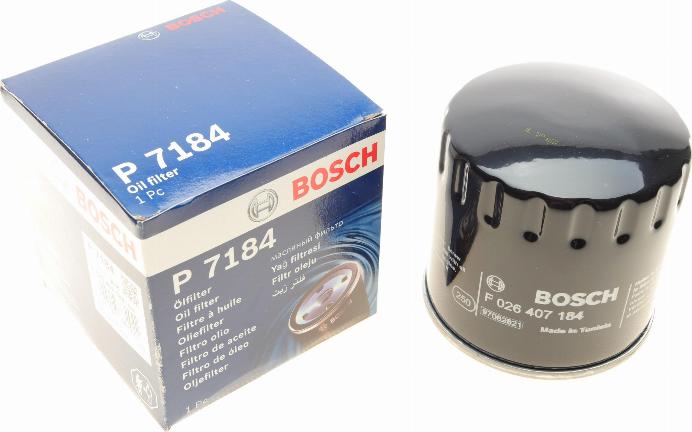 BOSCH F 026 407 184 - Filtru ulei www.parts5.com