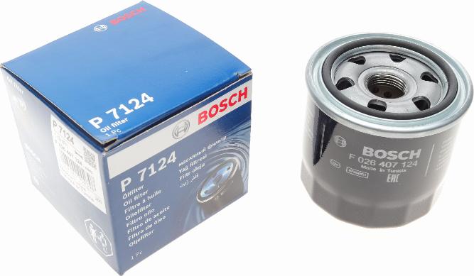 BOSCH F 026 407 124 - Маслен филтър www.parts5.com