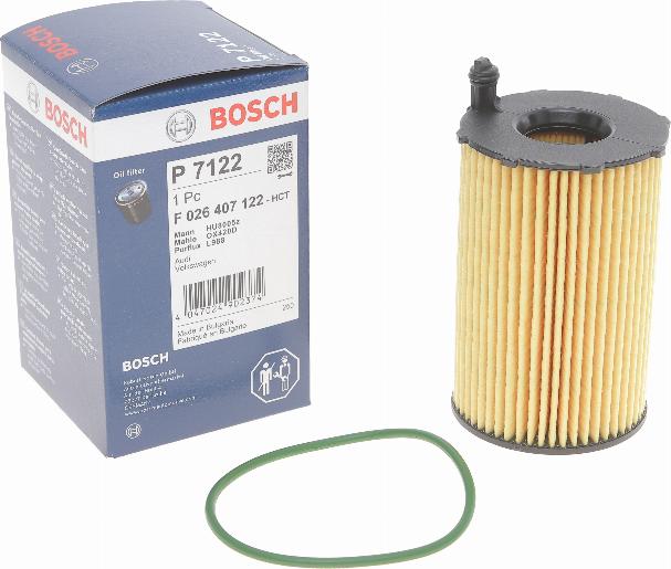 BOSCH F 026 407 122 - Filtro de aceite www.parts5.com