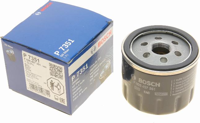 BOSCH F 026 407 351 - Õlifilter www.parts5.com