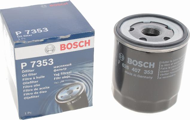 BOSCH F 026 407 353 - Yağ filtresi www.parts5.com