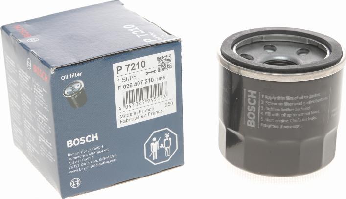 BOSCH F 026 407 210 - Filter za ulje www.parts5.com