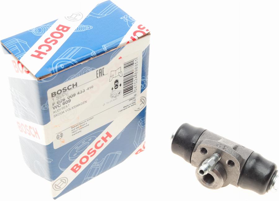 BOSCH F 026 009 433 - Brzdový valček kolesa www.parts5.com