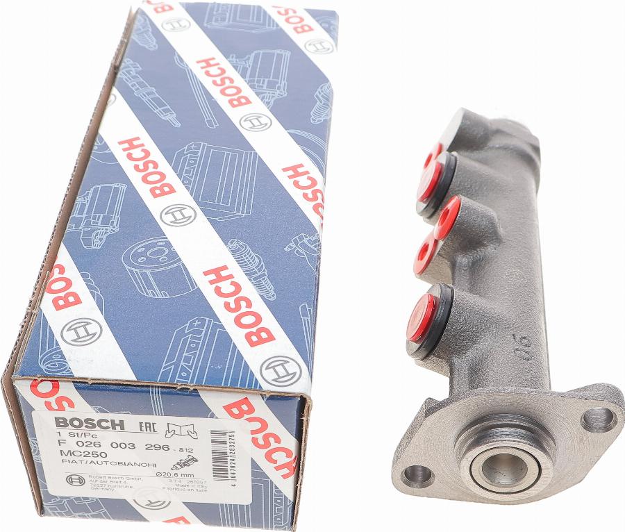 BOSCH F 026 003 296 - Brake Master Cylinder www.parts5.com