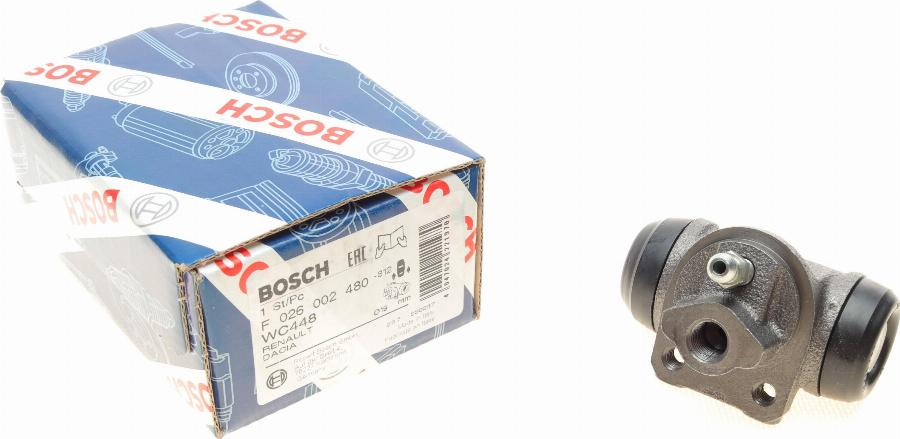 BOSCH F 026 002 480 - Спирачно цилиндърче на колелото www.parts5.com