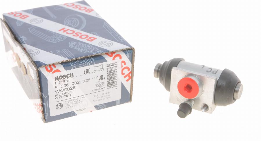 BOSCH F 026 002 028 - Cilindru receptor frana www.parts5.com