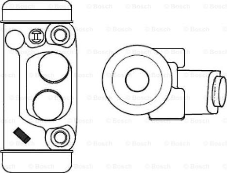 BOSCH F 026 002 383 - Wheel Brake Cylinder www.parts5.com