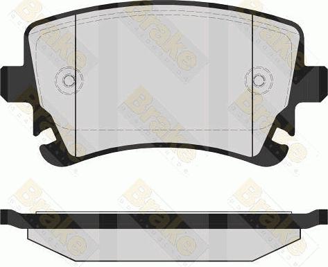 VW 4E4615231 - Sada brzdových destiček, kotoučová brzda www.parts5.com