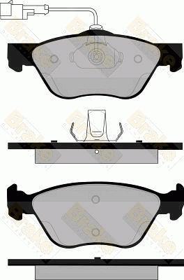 BETTAPARTS BDP1052 - Set placute frana,frana disc www.parts5.com