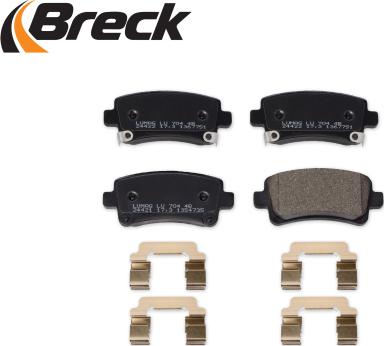 Breck 24421 00 704 20 - Brake Pad Set, disc brake www.parts5.com