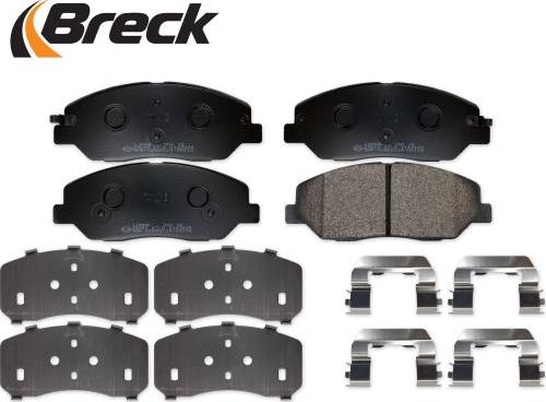 Breck 24351 00 701 00 - Brake Pad Set, disc brake www.parts5.com