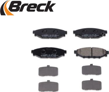 Breck 24271 00 702 10 - Тормозные колодки, дисковые, комплект www.parts5.com