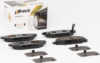 Breck 24271 00 702 10 - Тормозные колодки, дисковые, комплект www.parts5.com