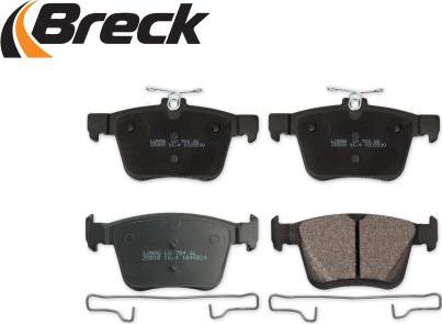 Breck 25008 00 704 00 - Brake Pad Set, disc brake parts5.com