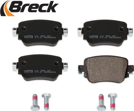 Breck 25110 00 704 00 - Brake Pad Set, disc brake www.parts5.com