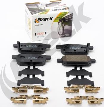 Breck 25258 00 704 00 - Brake Pad Set, disc brake www.parts5.com