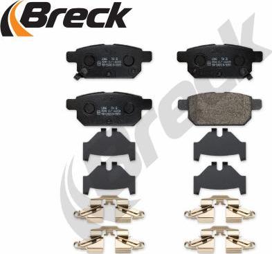 Breck 25258 00 704 00 - Brake Pad Set, disc brake www.parts5.com