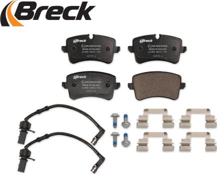 Breck 25214 00 554 10 - Kit de plaquettes de frein, frein à disque www.parts5.com