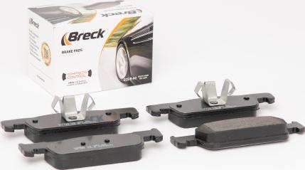 Breck 25702 00 702 00 - Brake Pad Set, disc brake www.parts5.com