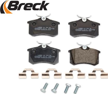 Breck 20961 10 704 00 - Fren balata seti, diskli fren www.parts5.com