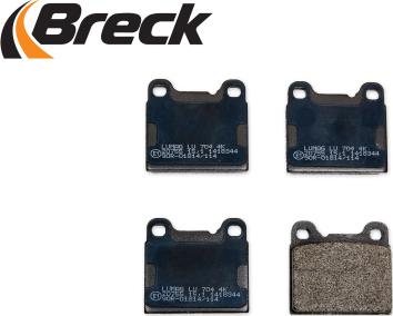 Breck 20755 00 704 00 - Juego de pastillas de freno www.parts5.com