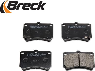 Breck 21654 00 702 10 - Brake Pad Set, disc brake www.parts5.com