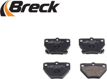 Breck 23521 00 704 10 - Set placute frana,frana disc www.parts5.com