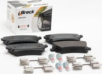 Breck 23326 00 702 00 - Fékbetétkészlet, tárcsafék www.parts5.com