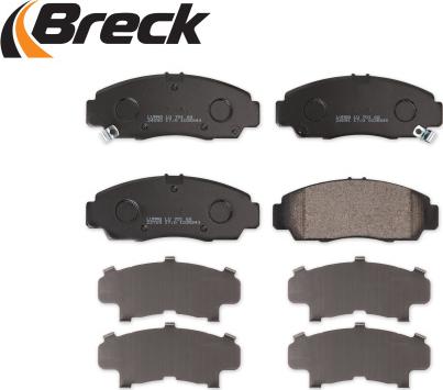 Breck 23729 00 701 00 - Σετ τακάκια, δισκόφρενα www.parts5.com