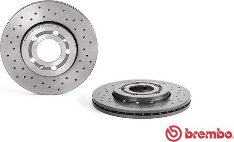 Brembo 09.7011.1X - Féktárcsa www.parts5.com