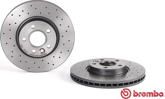 Brembo 09.A427.1X - Kočioni disk www.parts5.com