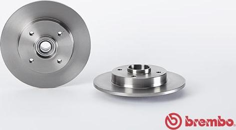 Brembo 08.9512.27 - Brzdový kotúč www.parts5.com