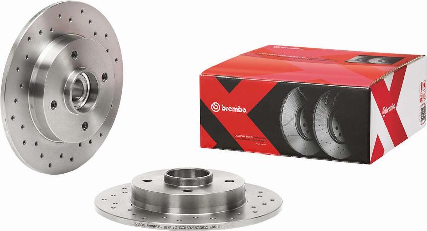 Brembo 08.9512.2X - Тормозной диск www.parts5.com