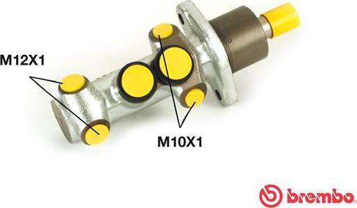 Brembo M 68 027 - Κεντρική αντλία φρένων www.parts5.com