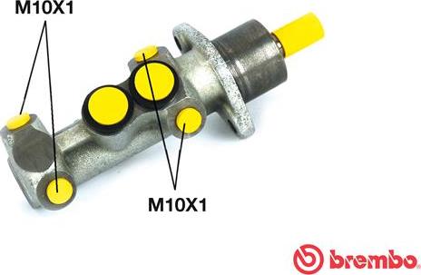 Brembo M 23 020 - Brake Master Cylinder www.parts5.com