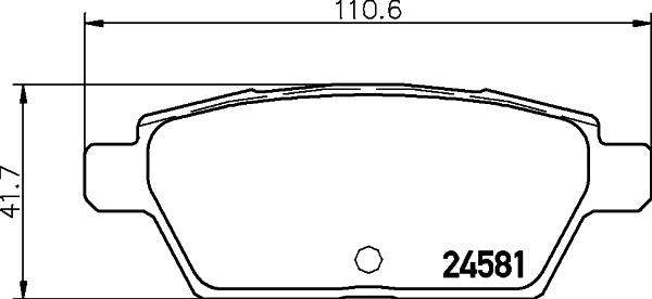 Brembo P 49 051 - Komplet zavornih oblog, ploscne (kolutne) zavore www.parts5.com