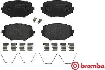 Brembo P 49 020 - Juego de pastillas de freno www.parts5.com