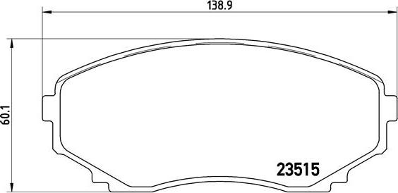 Brembo P 49 028 - Set placute frana,frana disc www.parts5.com