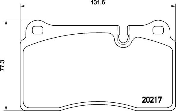 Brembo P 44 018 - Σετ τακάκια, δισκόφρενα www.parts5.com