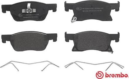 Brembo P 59 092 - Brake Pad Set, disc brake www.parts5.com