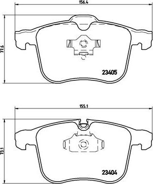 Brembo P 59 049 - Set placute frana,frana disc www.parts5.com