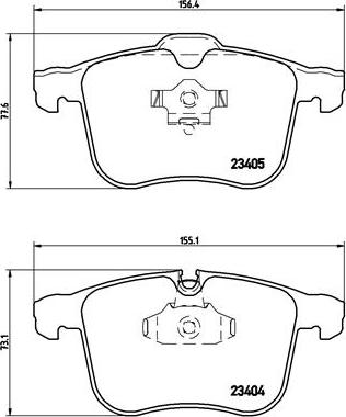 Brembo P 59 046 - Set placute frana,frana disc www.parts5.com