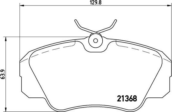 Brembo P 59 016 - Тормозные колодки, дисковые, комплект www.parts5.com