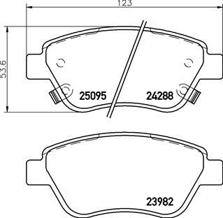 Brembo P 59 081 - Set placute frana,frana disc www.parts5.com