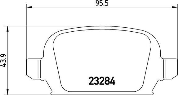 Brembo P 59 037 - Brake Pad Set, disc brake www.parts5.com