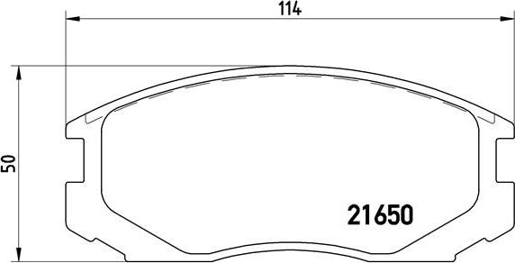 Brembo P 54 015 - Set placute frana,frana disc www.parts5.com