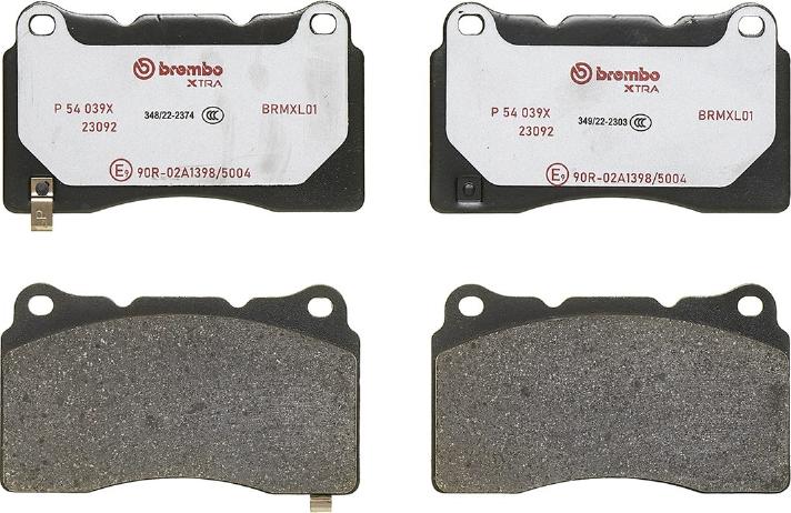 Brembo P 54 039X - Jarrupala, levyjarru www.parts5.com